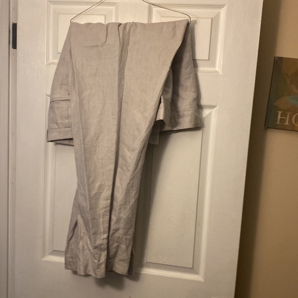 Perry Ellis vest and pants set 2xl tall pants 44x36 this is a Linen set - Picture 5 of 6